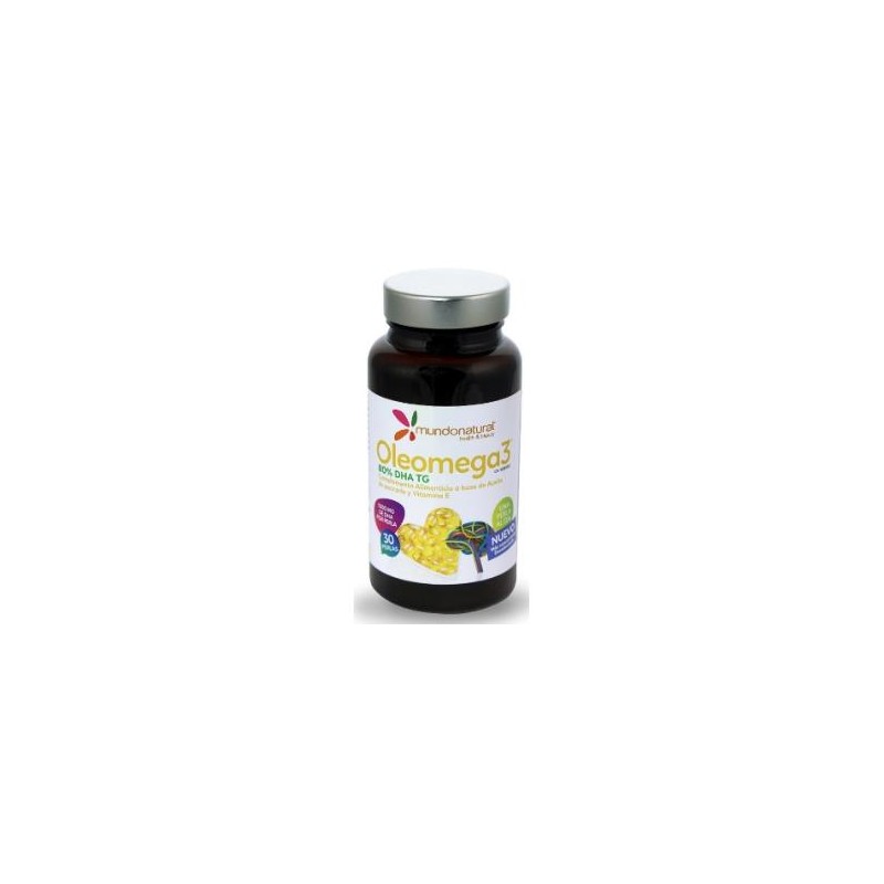 Oleomega 3 80%DHA 30 caps Mundo Natural