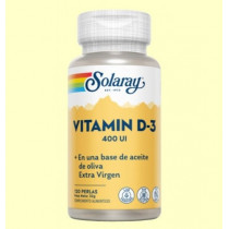 VITAMINA D3  120perlas SOLARAY