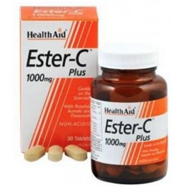 ESTER-C PLUS 1000MG HEARTH AID 30 COMPRIMIDOS. ESTER-C PLUS 1000MG HEARTH AID 30 COMPRIMIDOS.