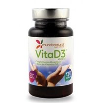 VITAMINA D3 120 CAPSULAS MUNDO NATURAL.