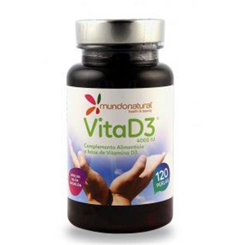 VITAMINA D3 120 CAPSULAS MUNDO NATURAL.