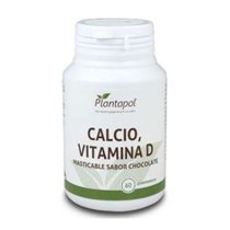 CALCIO+VITAMINA D 60 C0MPR. MASTICABLES SABOR CHOCOLATE.