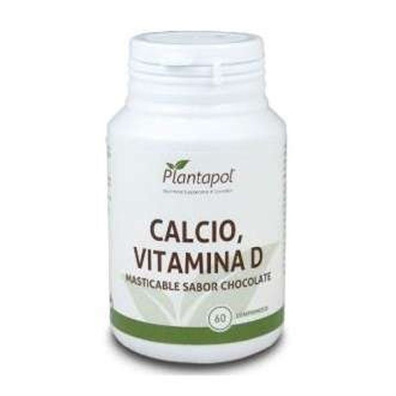 CALCIO+VITAMINA D 60 C0MPR. MASTICABLES SABOR CHOCOLATE.