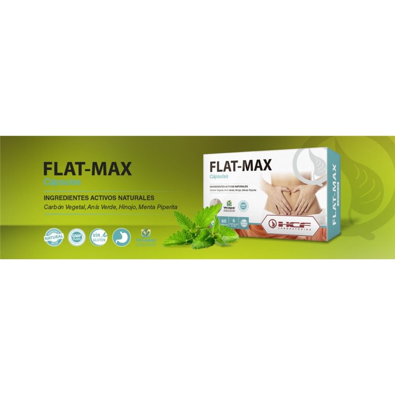 FLAT-MAX 60 CAPSULAS LABORATORIOS HCF FLAT-MAX 60 CAPSULAS LABORATORIOS HCF
