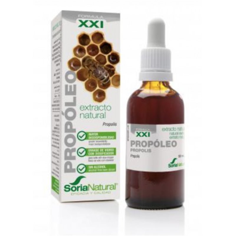 EXTRACTO DE PROPOLEO XXI  50ML SORIA NATURAL.