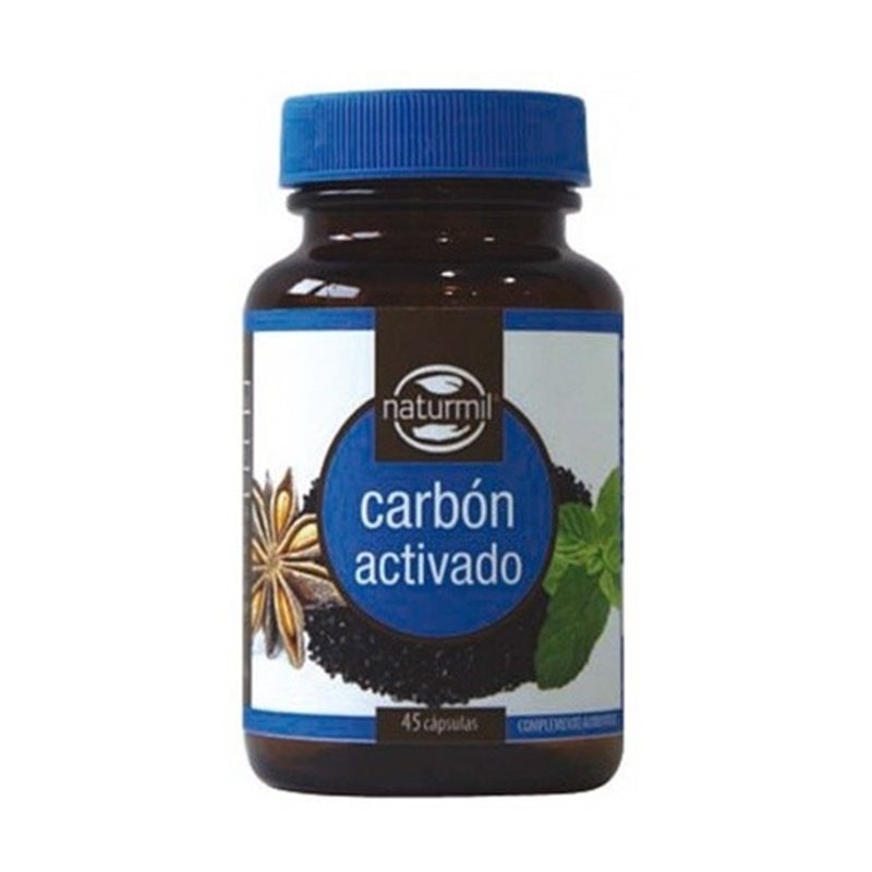 CARBÓN VEGETAL ACTIVADO 45 CAPS NATURMIL