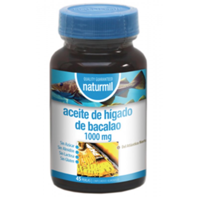 ACEITE DE HIGADO DE BACALAO 1000MG 45PERLAS NATURMIL